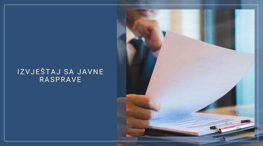 IZVJEŠTAJ SA JAVNE RASPRAVE O NACRTU STATUTA IKCG