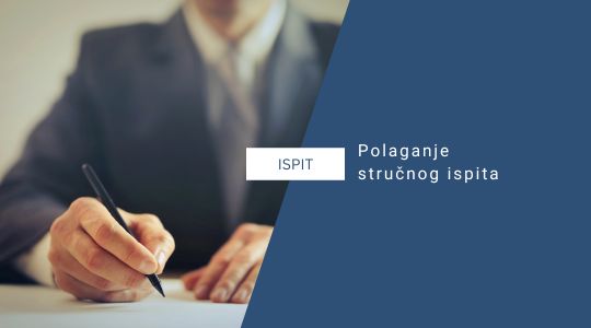 Obavještenje - II rok za polaganje stručnog ispita