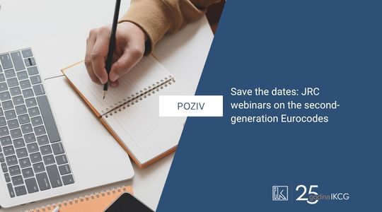 Save the dates: JRC webinars on the second-generation Eurocodes