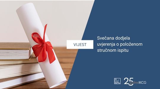 Svečana dodjela uvjerenja o položenom stručnom ispitu