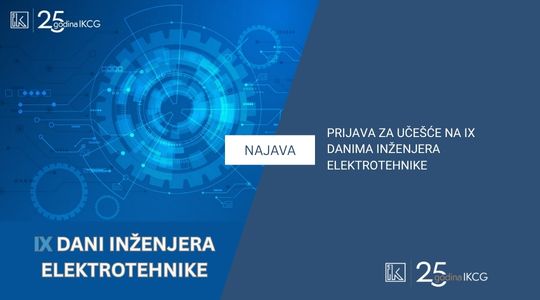 VAŽNO OBAVJEŠTENJE – PRIJAVA ZA UČEŠĆE NA IX DANIMA INŽENJERA ELEKTROTEHNIKE